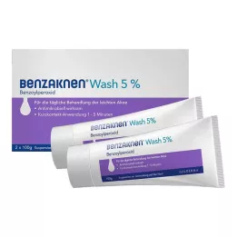BENZAKNEN Suspension lavante à 5 %, 2 x 100 g