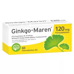 GINKGO-MAREN Comprimés pelliculés à 120 mg, 60 pièces