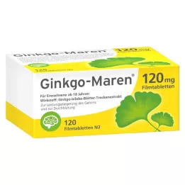 GINKGO-MAREN Comprimés pelliculés à 120 mg, 120 pcs