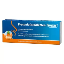 BROMELAIN TABLETTEN Hysan comprimés gastro-résistants, 20 pcs