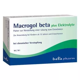 MACROGOL Poudre délectrolytes bêta plus pour administration orale, 10 pcs