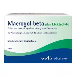 MACROGOL Poudre délectrolytes bêta plus pour administration orale, 50 pcs