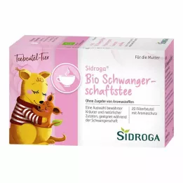 SIDROGA Sachets filtres de thé de grossesse biologique, 20 x 1,5 g