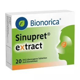 SINUPRET comprimés enrobés dextrait, 20 pcs