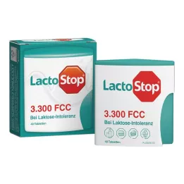 LACTOSTOP 3 300 FCC Distributeur de comprimés à clic, 40 pièces