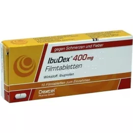 IBUDEX 400 mg de comprimés de films, 10 pc