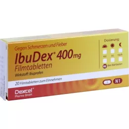 IBUDEX 400 mg de comprimés de films, 20 pc