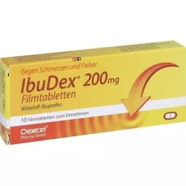 IBUDEX 200 mg de comprimés de films, 10 pc