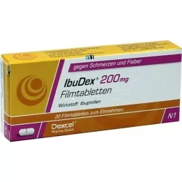 IBUDEX 200 mg de comprimés de films, 20 pc