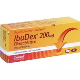 IBUDEX 200 mg de comprimés de films, 50 pc