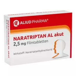 NARATRIPTAN AL comprimés pelliculés à action aiguë de 2,5 mg, 2 unités