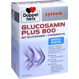 DOPPELHERZ Glucosamin plus 800 capsules système, 120 pc