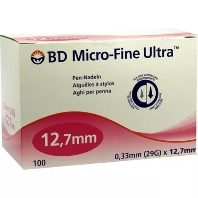BD MICRO-FINE ULTRA AIGINES DE CENS 0,33x12,7 mm, 100 pc