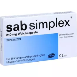 SAB Capsules molles simplex 240 mg, 20 pc