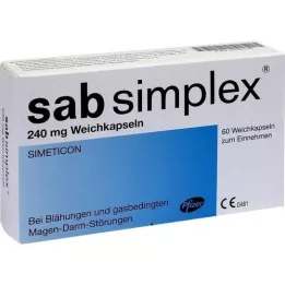 SAB Capsules molles simplex 240 mg, 60 pc
