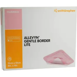 Allevyn Gentle Border Lite 10x10 cm Bandage en mousse, 10 pc