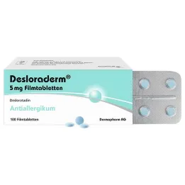 Desloraderm 5 mg comprimés pelliculés, 100 pc
