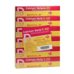 CALCIUM VERLA Comprimés effervescents D 400, 120 pièces