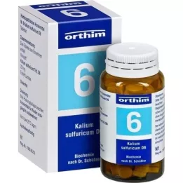 BIOCHEMIE Orthim 6 Potassium Sulfuricum D 6 comprimés, 100 pc