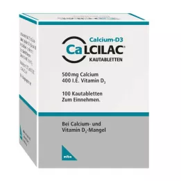 CALCILAC Comprimés à croquer, 100 pcs