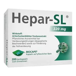 HEPAR-SL Gélules dures de 320 mg, 200 pièces