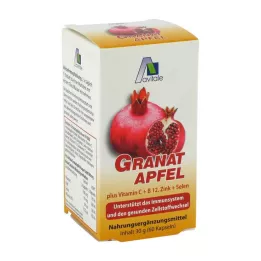 GRANATAPFEL 500 mg plus vit.c + b12 + zink + caps de sélénium, 60 pc