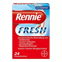 RENNIE FRESH Comprimés à croquer, 24 pcs