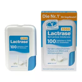 LACTRASE 3 300 FCC comprimés dans un distributeur à clic, 100 pièces