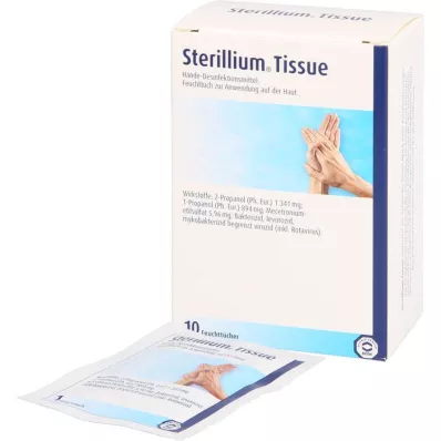 STERILLIUM Mouchoirs, 10 pièces