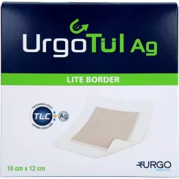 URGOTÜL Bandage Ag Lite Border 10x12 cm, 10 pièces