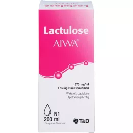 LACTULOSE AIWA 670 mg / ml de solution à prendre, 200 ml