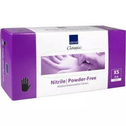 NITRIL Gants non poudrés x-small noir, 200 pc