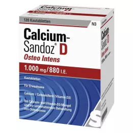 CALCIUM SANDOZ D Osteo intens comprimés à croquer, 120 pcs