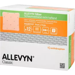ALLEVYN Mousse dargent 9x11 cm non adhésive, 12 pièces