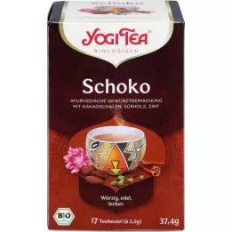 YOGI TEA Sachets filtrants en chocolat biologique, 17 x 2,0 g
