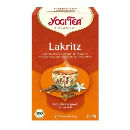 YOGI TEA Sachets filtrants à la réglisse biologique, 17 x 1,8 g
