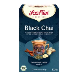 YOGI TEA Sachets filtrants biologiques Black Chai, 17 x 2,2 g