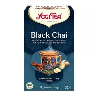 YOGI TEA Sachets filtrants biologiques Black Chai, 17 x 2,2 g