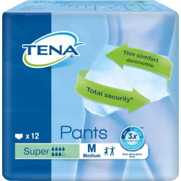TENA PANTS Super M Confifit Pants jetables, 12 pc