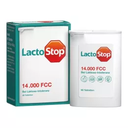 LACTOSTOP 14 000 FCC Distributeur de comprimés, 80 pièces