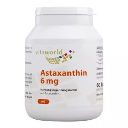 ASTAXANTHIN Gélules de 6 mg, 60 pièces