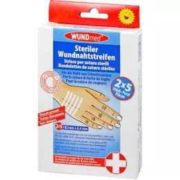 WUNDNAHTSTREIFEN 6,4 x 102 mm, 2 x 5 pièces