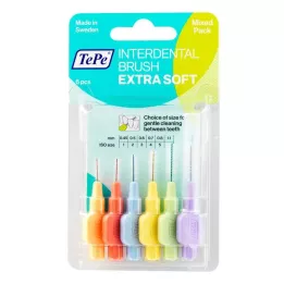 TEPE Brosse interdentaire extra-douce mixte, 6 pièces