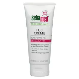 SEBAMED Crème pour les pieds sans parfum pour peaux sèches Urée 10 %, 100 ml