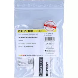 CLEARTEST Test de dépistage de drogue THC Bandelettes de test, 1 pièce