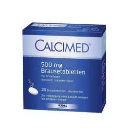 CALCIMED Comprimés effervescents de 500 mg, 20 pièces