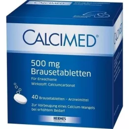 CALCIMED 500 mg comprimés effervescents, 40 pc
