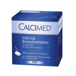 CALCIMED Comprimés effervescents de 500 mg, 40 pièces