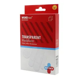 Pansements transparents imperméables 4 tailles, 50 pc