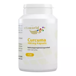 CURCUMA Gélules de 500 mg, 120 unités